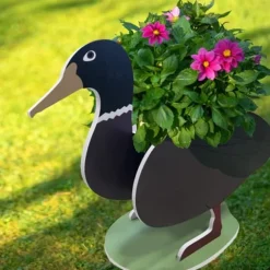 Gör-det-själv djur blomkruka Tecknad Desktop Suckulenta Planter Trädgård prydnad hantverk