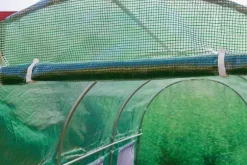 Grön tunnelväxthus 450x200x200cm för hobbyträdgårdsmästare - Hållbart, enkel montering, UV-beständigt