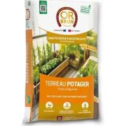 Grönsaksjord och grönsaksfläck - ELLER BRUNT - OBRTCAPOT20N - 20 L