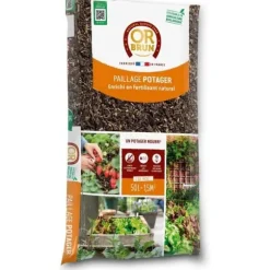 Grönsakskompost 4 åtgärder - GULDBRUN - OBRPFPO50N - 50 L