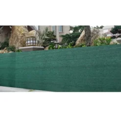 Grönt maskeringsnät, 50 m, för 1,5 m staket