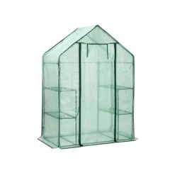 Grönt plastväxthus