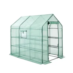 Grönt plastväxthus