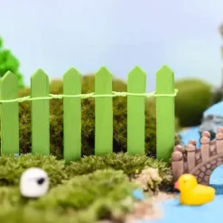 Grönt staket 5cm/90 cm