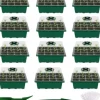 Groddbricka, uppsättning med 12 groddbrickor med 12 odlingsbrickor för inomhusväxthus, propagateulåda för plantskolor inomhus