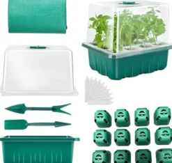 Groning sbrickor för plantor - Plantbrickor för plantor med fuktkupol