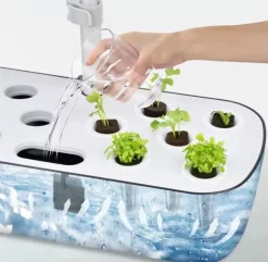 GrowHome PRO, Inomhusträdgård och odlingsset för örter med inbyggd LED växtbelysning & autovattningssystem, Ört Mini