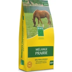 Gräs - BHS - Ängsblandning 5 kg | 500 m² | För stora ytor och betesmarker | Snabb att installera, hållbar, underhållsfri.