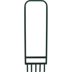 Gräsluftare med 5 ihåliga pinnar grönt pulverlackerat stål