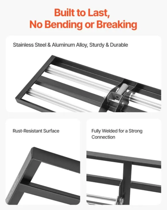 Gräsmatteutjämnare - Handhållen jordutjämnare - Justerbart handtag 213,1 cm - Platta 91,4x25,4 cm - Rostbeständig metall - Ergonomisk - För golfgreen | CDON