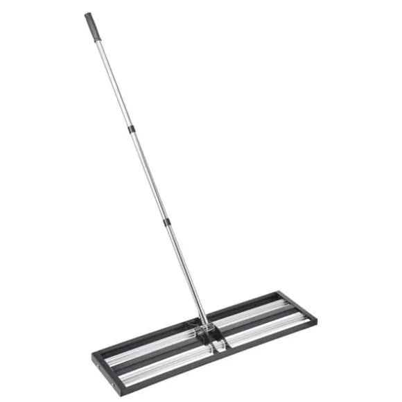 Gräsmatteutjämnare - Handhållen jordutjämnare - Justerbart handtag 213,1 cm - Platta 91,4x25,4 cm - Rostbeständig metall - Ergonomisk - För golfgreen | CDON