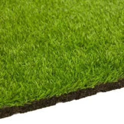 Gummikakel med konstgräs på 30 mm - 50x50 cm