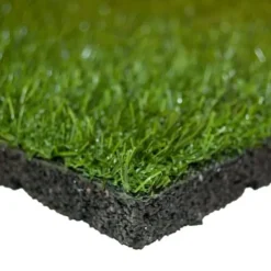 Gummikakel med konstgräs på 30 mm - 50x50 cm