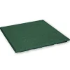 Gummiplatta 20mm - 50x50 cm - Grön