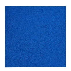 Gummiplatta 45mm Blå - 50x50cm - hålanslutning
