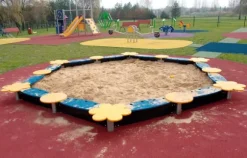 Gummiplattor 20mm - 50x50 cm - Röd