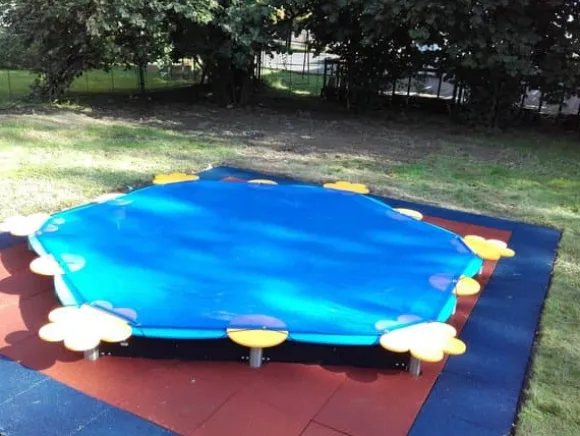 Gummiplattor 20mm - 50x50 cm - Röd