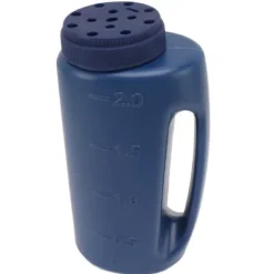 Handhållen gödselspridare Handhållen gräsfröspridare Grödspridning Saltsåddkruka Blå