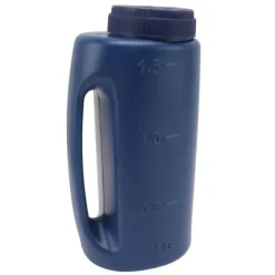 Handhållen gödselspridare Handhållen gräsfröspridare Grödspridning Saltsåddkruka Blå