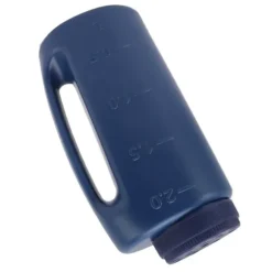 Handhållen gödselspridare Handhållen gräsfröspridare Grödspridning Saltsåddkruka Blå