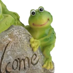 Hartsdjur Sittande Stenfigur Dekoration Gräsmatta Trädgård Innergård Ornament