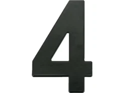 Haushalt House Number 4 Mb-4 145Mm Black