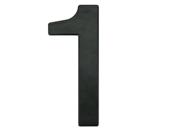 Haushalt House Number 1 Mb-1 145Mm Black
