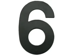 Haushalt House Number 6 Mb-6 145Mm Black