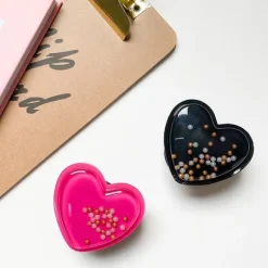 Heart Beads Popup Hållare - Grön