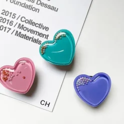 Heart Beads Popup Hållare - Grön