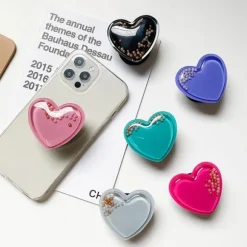 Heart Beads Popup Hållare - Grön