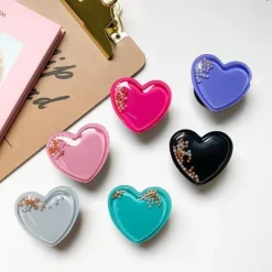 Heart Beads Popup Hållare - Grön