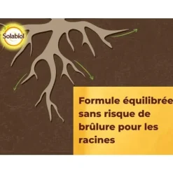 Heltäckande flytande gödningsmedel - SOLABIOL - 2,5 L - Upp till 250 L lösning - Universal - Alla typer av grödor