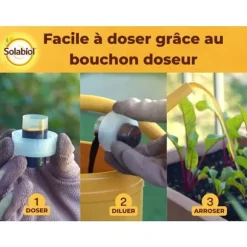 Heltäckande flytande gödningsmedel - SOLABIOL - 2,5 L - Upp till 250 L lösning - Universal - Alla typer av grödor