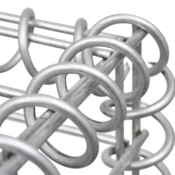 Hexagonal planteringsgabion upphöjd 160x140x50 cm