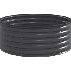 Högbädd i stål 120x120x43 cm, stapelbar/modulär – trädgård & balkong