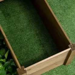 Höjdgrönsaksbädd, Furu, 122 cm Längd, 122 cm Bredd, 51 cm Höjd, Fler nivåer Design