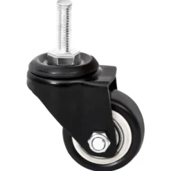 Hjul till odlingslåda - Slitstarka järnhjul för enkel flytt | Färg: Svart | Storlek: 8x3,5x8 cm