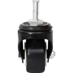 Hjul till odlingslåda - Slitstarka järnhjul för enkel flytt | Färg: Svart | Storlek: 8x3,5x8 cm