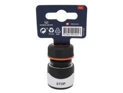 HOME It Garden Premium slangkoppling med stopp 1/2"