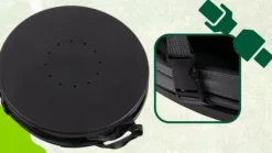 Hopfällbar behållare för löv, gräs och trädgårdsavfall, stor förstärkt, 172 liter