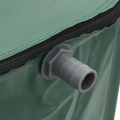 Hopfällbar regntunna 1350 L med kran – Vattenbesparing | Färg: Grön | Storlek: 1350 L
