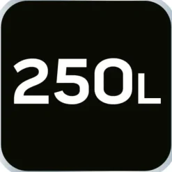 Hopfällbar regnvattentank, 250 l, PVC