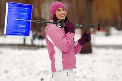 Hopfällbar snöskyffel, två handtag, ergonomisk