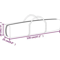 Hopfällbart partytält med sidoväggar - 3x3 m | Färg: Svart