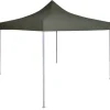 Hopfällbart partytält 2x2 m - UV- och vattenresistent | Färg: Antracit | Storlek: 2x2 m