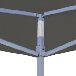 Hopfällbart partytält 2x2 m - UV- och vattenresistent | Färg: Antracit | Storlek: 2x2 m