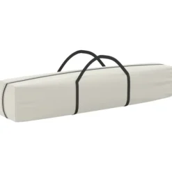 Hopfällbart partytält 2x2 m - Vattentålig och UV-skyddande | Färg: Gräddvit | Storlek: 2x2 m