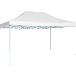 Hopfällbart partytält 3x4,5 m vit