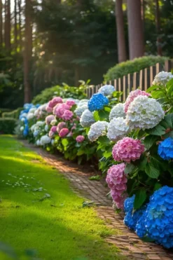 Hortensia - Set om 6 - Hydrangea macrophylla - Höjd 25-40cm - ⌀9cm